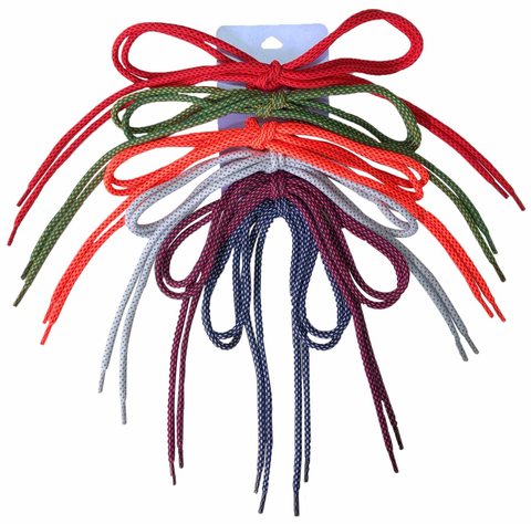 耐磨擦混點圓形登山靴鞋帶