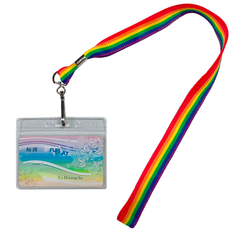 PRIDE 驕傲彩虹掛繩ID證件口哨帶