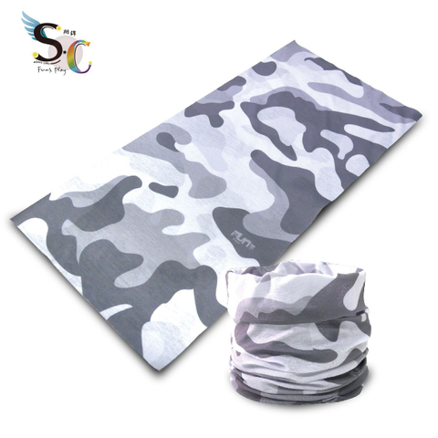 灰階無縫印刷客製化迷彩頭帶