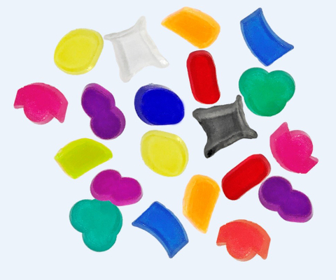 美術配件包透明不規則形狀馬賽克