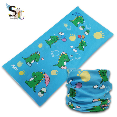 小可愛恐龍抗菌保暖頭巾