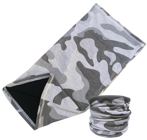 灰階迷彩抗UV內裏絨布頸套