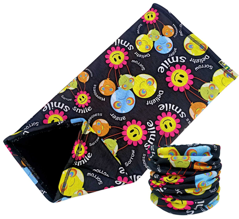 耐寒防風內裏加絨脖圍頭巾