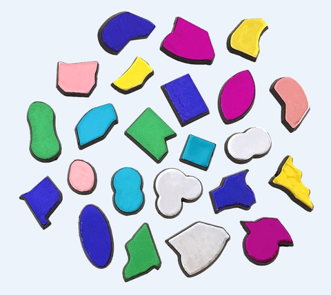 DIY裝飾材料燙金混色不規則馬賽克