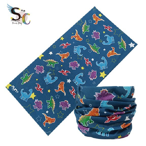 經典恐龍圖騰萬用兒童頭套