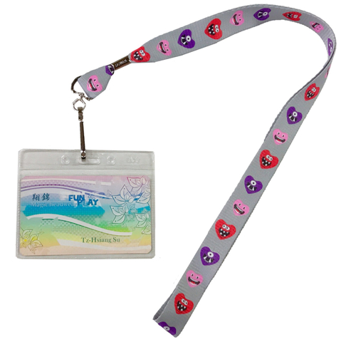 多功能識別證套掛鉤口哨帶