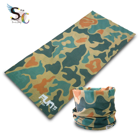 野戰多功能魔術迷彩頭巾