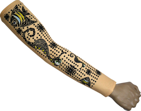 海洋生物風舒適馬拉松袖套