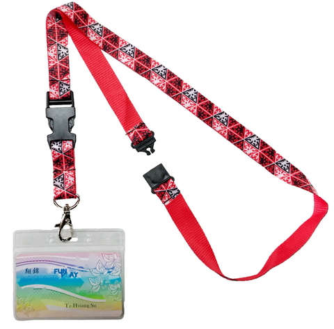 19mm寬安全扣式客製工作證帶