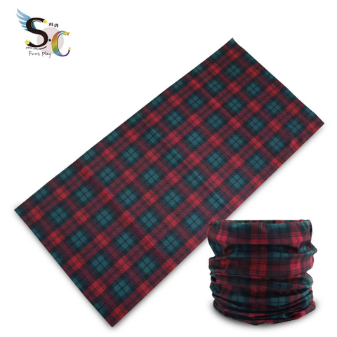 經典聖誕款造型無縫彈性頭巾