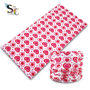 情人節舒適透氣愛心頭巾