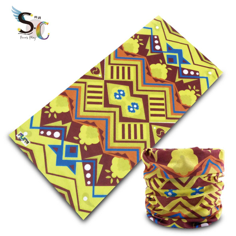 印第安圖騰多功能運動頭套