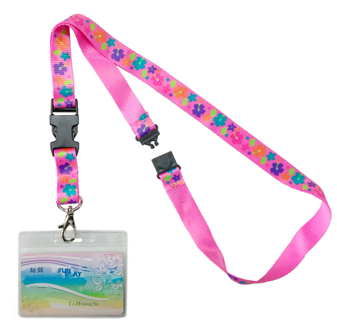 台灣製高品質安全扣識別證掛帶