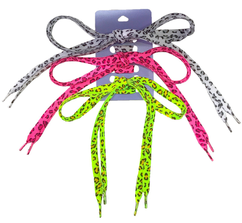 戶外運動客製豹紋印刷經典鞋帶系列