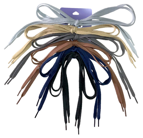 素色梭織扁平馬拉松路跑鞋帶