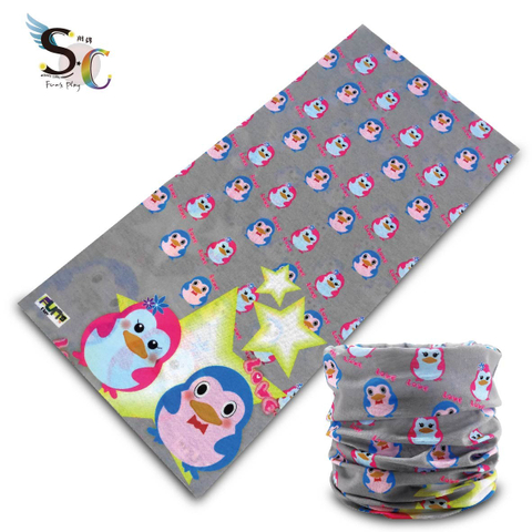 企鵝款多功能客製印刷頸套