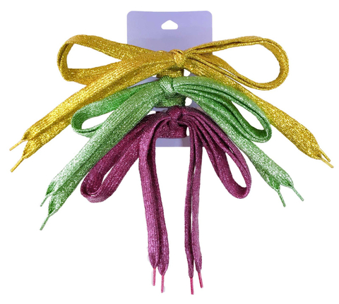 閃亮亮多彩編織全蔥鞋帶