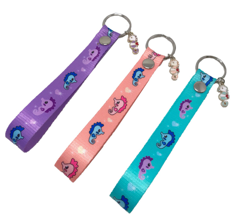 可愛墜飾兒童海馬鑰匙圈